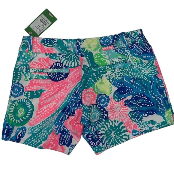 Lilly Pulitzer Callahan Knit Shorts 00 Multi Boho Batik - Picture 2 of 3